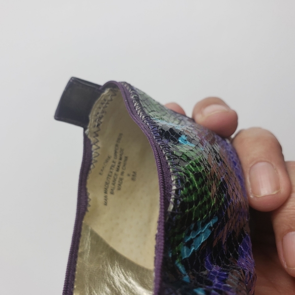 ENZO ANGIOLINI MULTICOLOR FLAT SHOES SIZE 8 - Picture 8 of 8